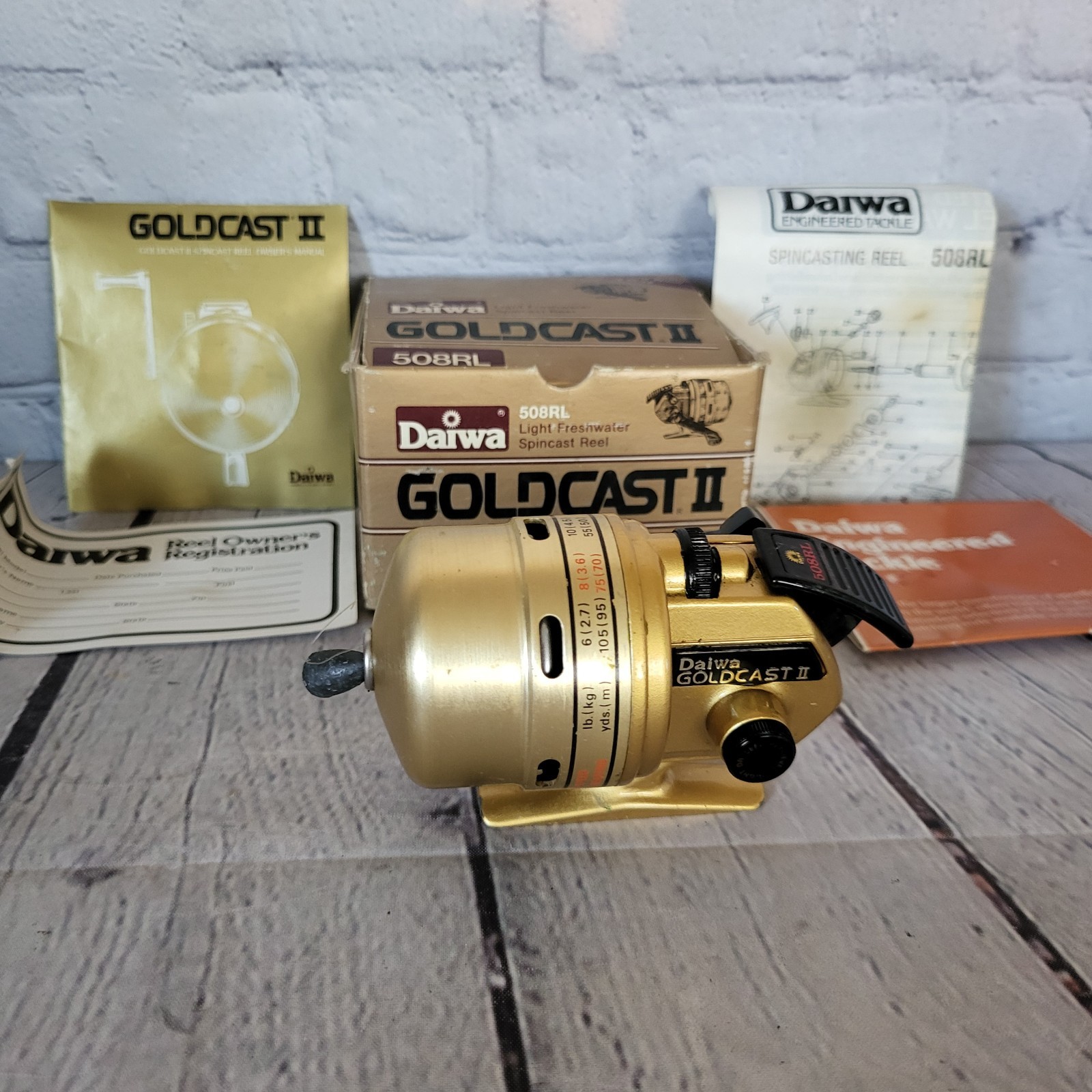 Daiwa Goldcast II 508RL Light Freshwater Spincast Reel w Own