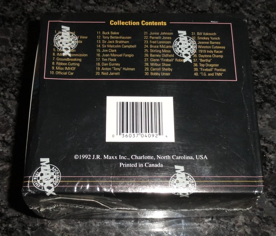 1992 Maxx Race Cards International Motorsports Hall of Fame Box 45 Random Packs - Image 3 of 4