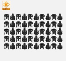 50pcs 5mm Light Emitting Diode Holder Clip Bulb Socket Panel LED Holders
