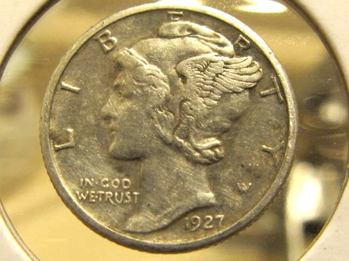 1927-S Mercury Dime — photo from the most recent tracked eBay sale