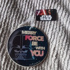 Star Wars: Darth Vader ceramic Christmas decoration *Brand new with tags*