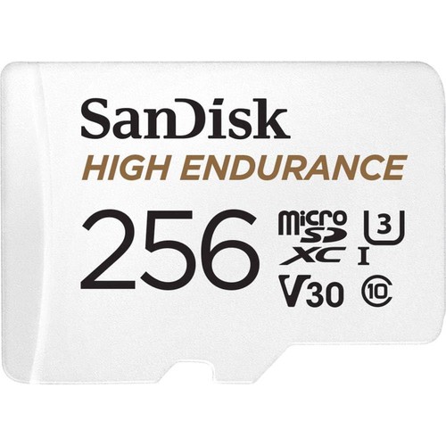 Memory High Endurance Microsdhc 256Gb Card With Adapter NEW - 第 1/2 張圖片