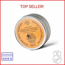 Premium Beeswax Leather Conditioner  Balm   Hand-Poured Natural Restorer for Bo