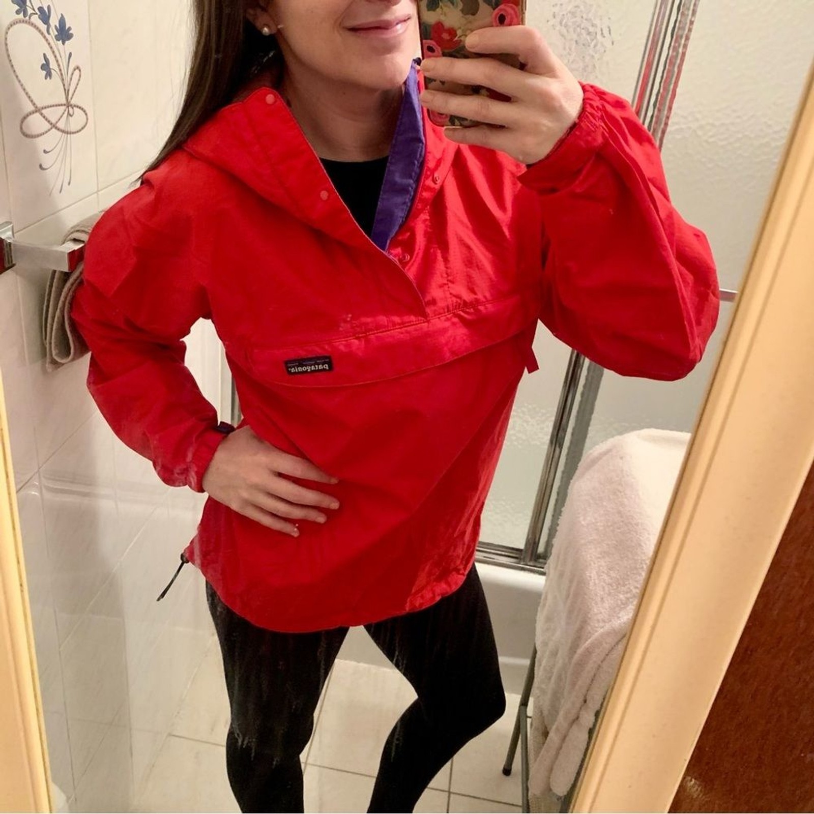 RARE Vintage Patagonia 1/4 Zip Pullover Hooded Jacket Windbreaker image 8