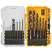 JUEGO DE BROCAS DE TALADRO DeWalt 14 piezas (negro y dorado)