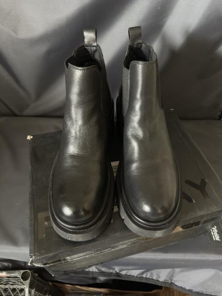 Women Replay Boots Black Leather 40