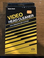 Video Head Cleaner Radio Shack VHS Non-Abrasive Wet System 44-1213 vhs New
