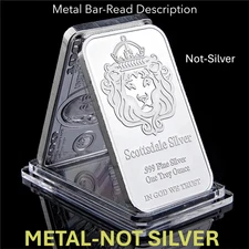 Scottsdale Silver 999 Fine Silver One Troy Ounce 1 Bars Bullion In God We Trust
