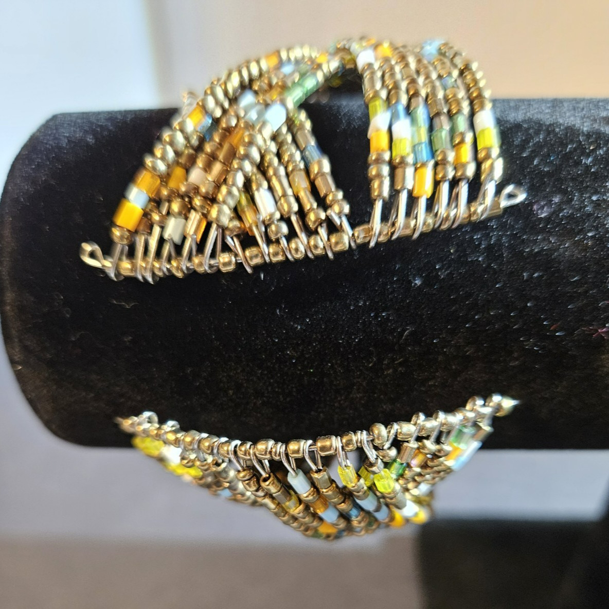 Unique Fashion Statement Multi-Colored Beaded & M… - image 2