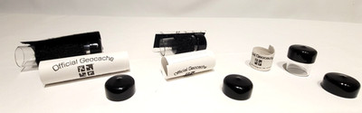 NEW Create your own geocache kit! small three sizes, tube style cache, airtight
