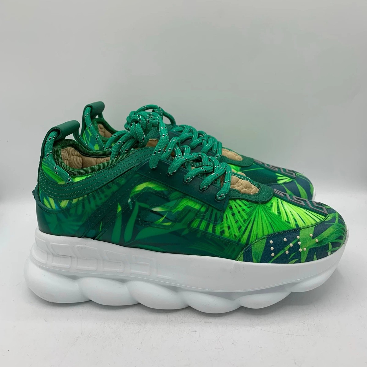 Versace Chain Reaction Shoes Size 36 Concepts JLO 2000 Green
