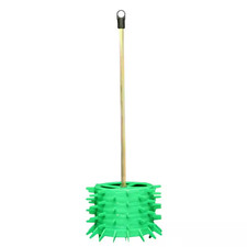 Bucket Brush, 3/8 In. Steel Shaft Attaches to 1/2 In. Drill Motor NEW