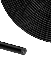 40 FT Black Backer Rod Foam Rubber Caulk Saver for Gaps Concrete Expansion