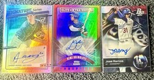 MLB Autograph Lot (3) – Andres Muñoz, Demi Orimoloye, Jose Ramos