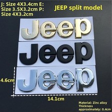 3D Metal Jeep Car Body Sticker for Jeep Wrangler Compass Patriot