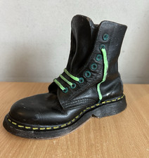 Display Dr Marten Black Boot Shaped Candle