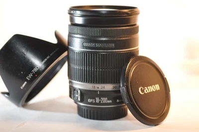 Canon EF-S 18-200mm Focal Camera Lenses for sale | eBay