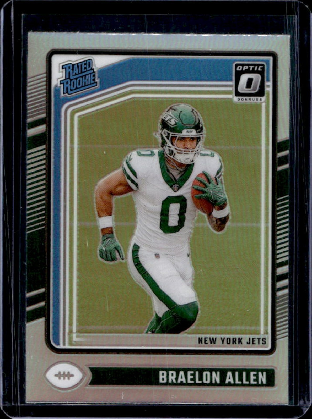 2024 Donruss Optic Braelon Allen Holo Rated Rookie #211 Jets