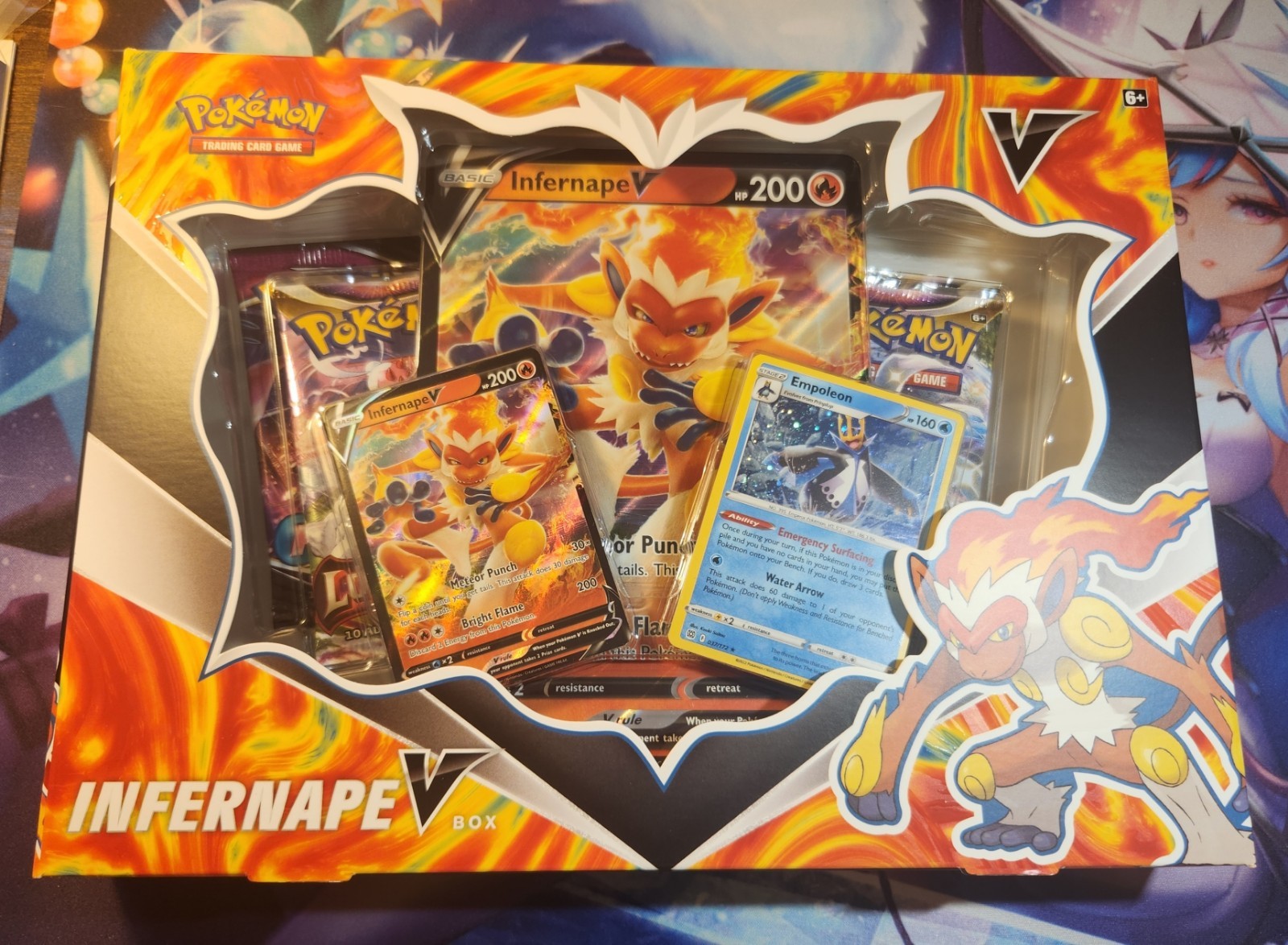 Pokemon - INFERNAPE V Box [Fusion Strike/Lost Origin] NEW Sealed