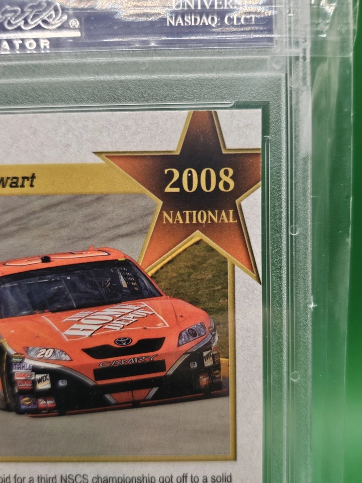 2008 Press Pass VIP Tony Stewart - Chicago National - PSA 8.5 - Image 3 of 3