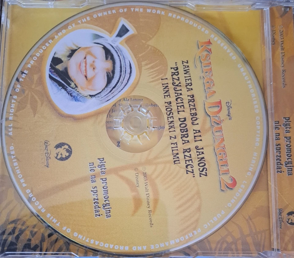 Disney Polish Cover Version Jungle Book (2003) PROMO SINGLE - Bild 2 von 3