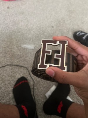 FENDI BELT / BROWN -  MENS SIZE 46/115