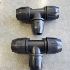 Aircom Quick Line QLTRPA025020 Reducing Tee PA 25MM to 20MM Lot of 2