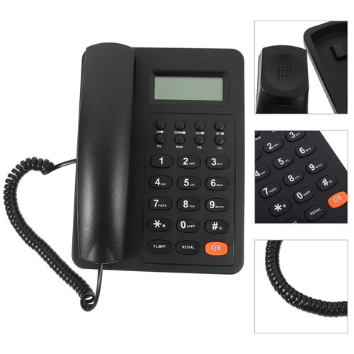 1 Set Schreibtischtelefon Wiederverwendbares Desktop-Telefon Büro Kommerzielles - Zdjęcie 5 z 12
