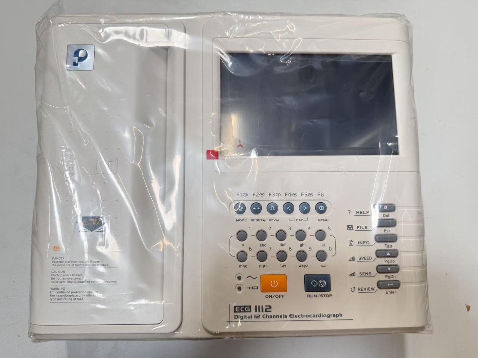 LEPU Dispositivo ECG Portatile a 12 Canali da 7 Pollici con Stampante, Wi-Fi foto 6