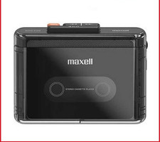 maxell MXCP-P100 Portable Cassette Player White MXCP-P100BK Unused NEW