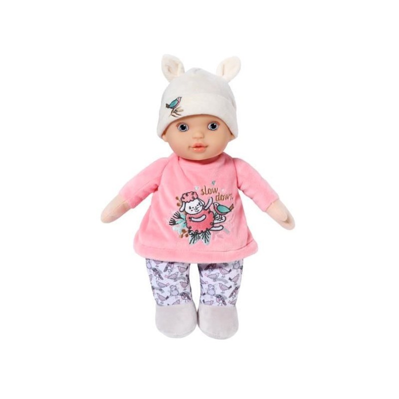 Poupée chiffon Baby Annabell doudou lavable 30 cm hochet pour apaiser les pleurs
