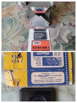 Lot Of 2 - Baia Mark II 8mm Movie Editor & Kalart 8 Splicer