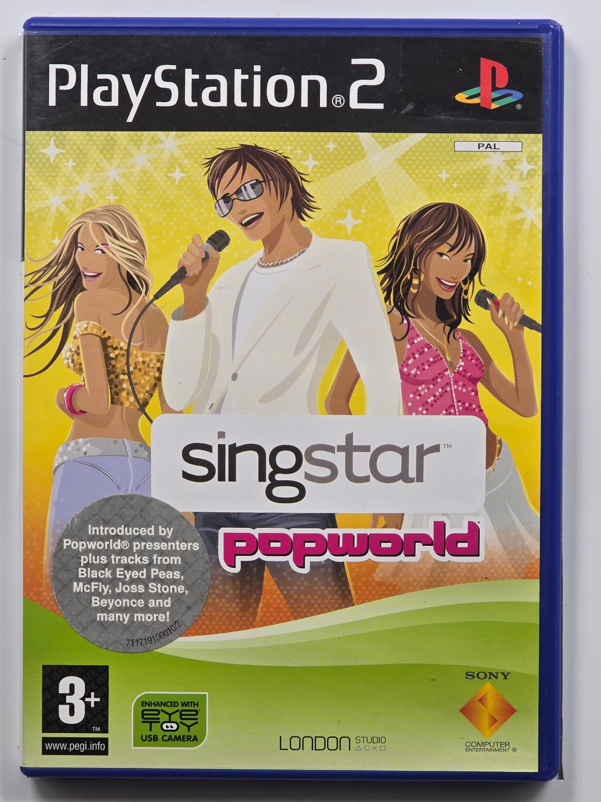 Singstar Popworld With Manual , Sony Playstation 2 Ps2