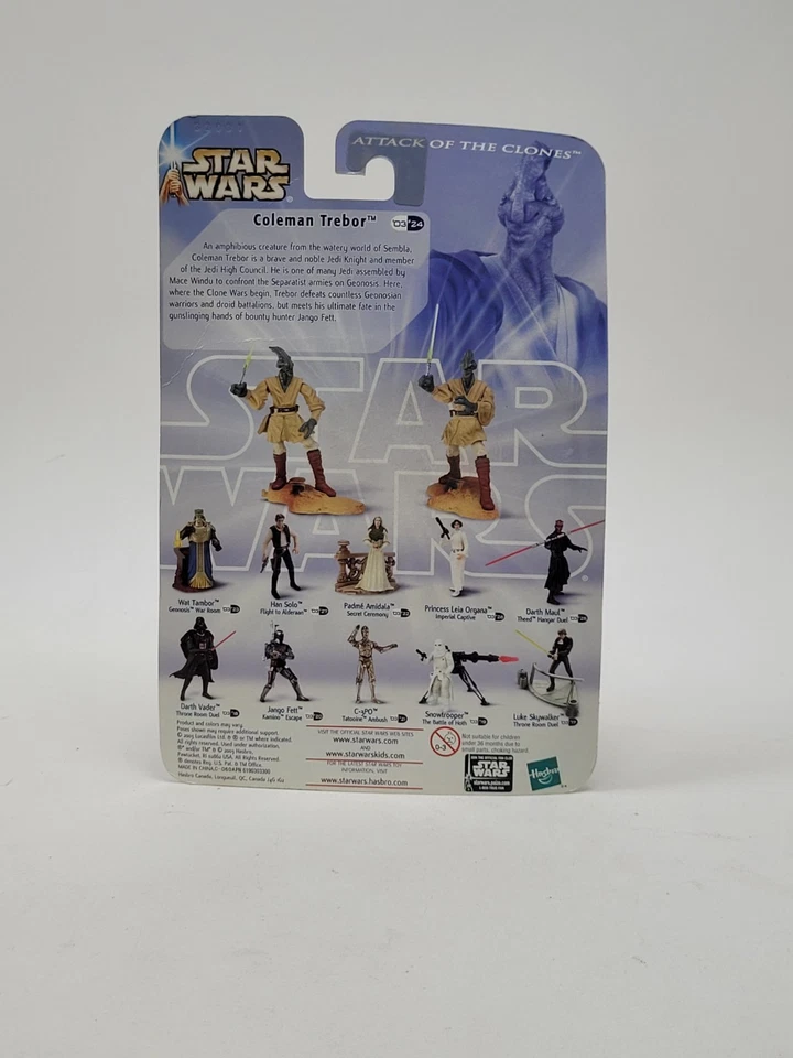 Star Wars Attack of the Clones Coleman Trebor Battle of Geonosis 2003 Foto 2 de 4