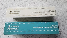 Vintage Carsen Permaflex Universal 40 Slot 35mm Slide Tray. Made in Canada.