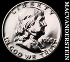 1960 Silver Franklin Half Dollar - Choice Gem Proof  Lustrous  #K997