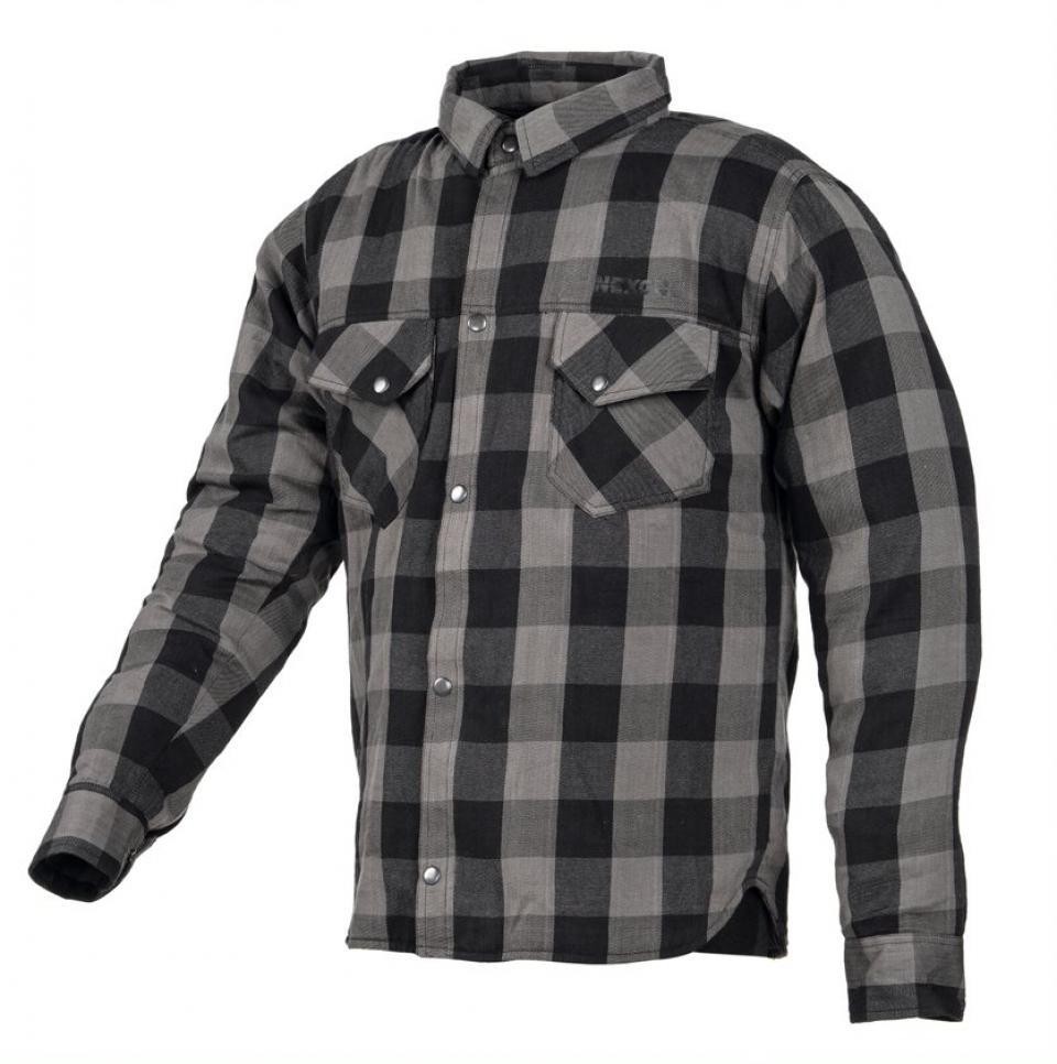 Chemise moto Nexone textile noir et gris en taille S pour homme
