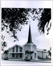 1966 Miami Primitive Baptist Church Taft Miami Herald Fl 8X10 Vintage Photo