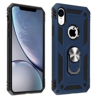 Avizar, Hybrid HandyhüLle Mit Ring Halterung FüR Iphone Xr, Nachtblau