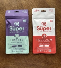 The Super Patch Company:The Liberty Patch & The Freedom Patch Pack Of 28 Patches