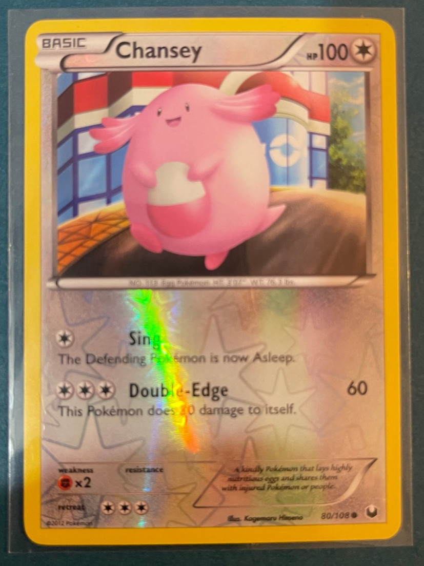 Chansey 80/108 Dark Explorers Reverse Holo - NM