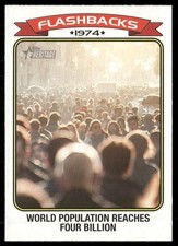World Population 2023 Topps Heritage News Flashbacks #NF-2