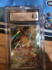 CGC 8.5 Eevee 173 Pokemon Prismatic Evolutions ETB 2025 Black Star Promos