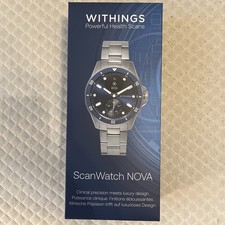 NEW WITHING ScanWatch NOVA WHA10-7 42mm Hybrid Smart Watch - Health ECG Temp