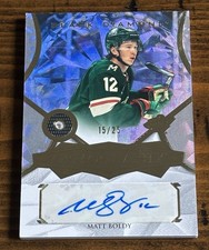 Matt Boldy 15/25 - 2022-23 Black Diamond Hockey - Gemography Auto