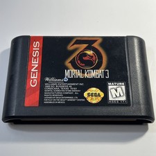 Mortal Kombat 3 (Sega Genesis, 1995)  Cartridge Only - Tested & Working