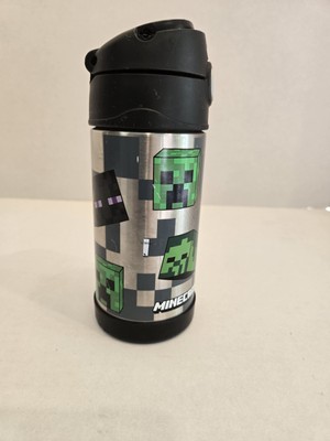 Thermos FunTainer 12oz Stainless Steel Minecraft Insulated Kids Bottle