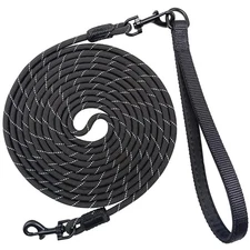 Long Leash for Small Dogs, 8FT/12FT/20FT/30FT/50FT/65FT/75FT/100FT Reflective...