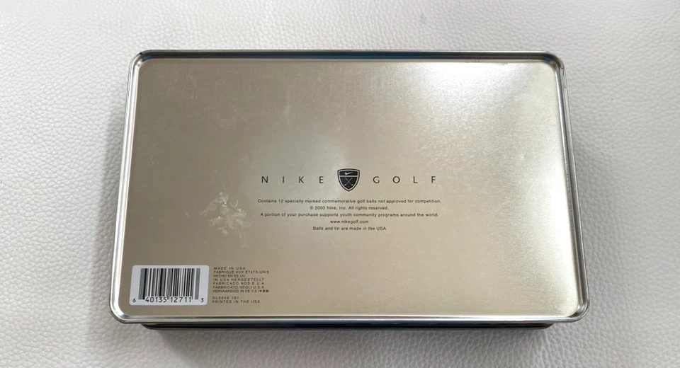 Tiger Woods Nike Pelota de Golf Coleccionista Serie 2000 82º Campeonato de la PGA 12 pelotas Foto 3 de 4