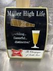 Vintage 1967 Miller High Life Beer Bottle Pouring Motion Lighted Sign With Video